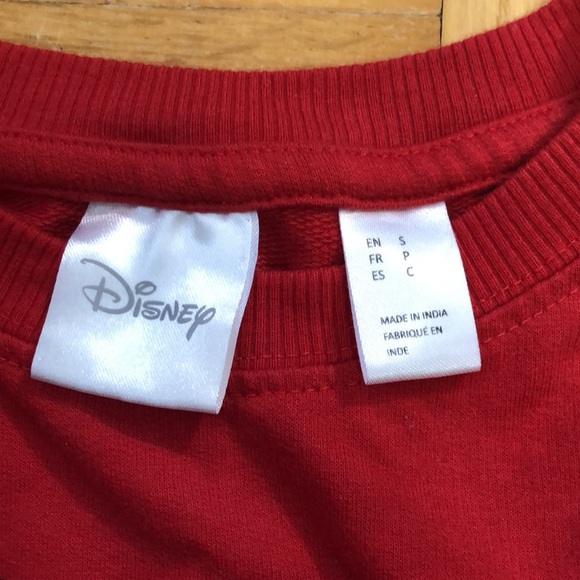 Red Mickey Mouse Crop Top - Picture 2 of 2